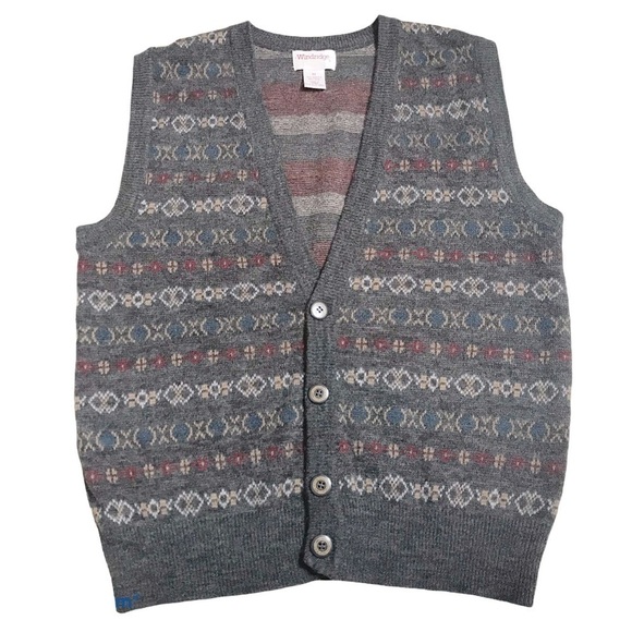 Vintage grandpa sweater vest sz Medium - Picture 1 of 10